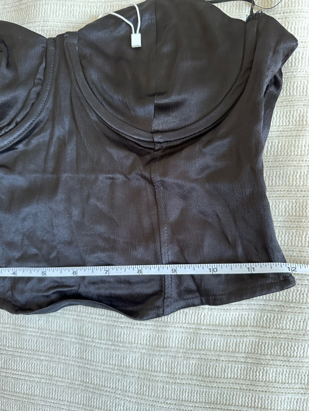 Zara Black Strapless Bustier Top - Picture 5 of 5